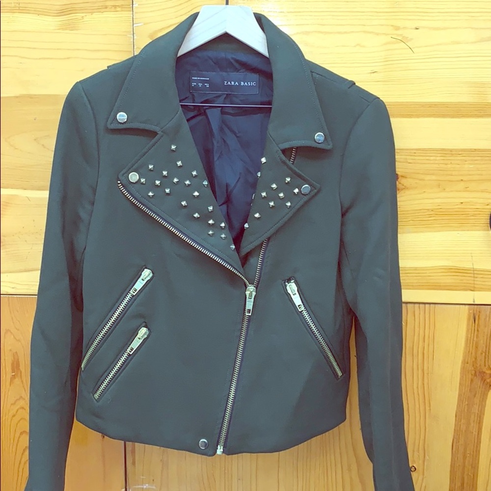 Zara Hunter green jacket